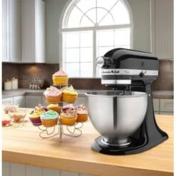 KitchenAid - Classic Series 4.5 Quart Tilt-Head Stand Mixer - K45SSOB - Onyx Black -Blender Spark Deals Store 49b8e8c9 9b39 59b4 a0c0 9d891d2a364a