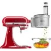 KitchenAid - KSM2FPA Food Processor Attachment Kit With Commercial Style Dicing - Plata
