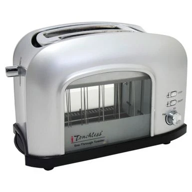 ITouchless See-Through Automatic Toaster - Silver 2 ITouchless See-Through Automatic Toaster - Silver - Image 2