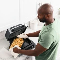 Ninja - Foodi Smart XL 6-in-1 Countertop Indoor Grill With Smart Cook System, 4-quart Air Fryer - Dark Grey/Stainless 19 Ninja - Foodi Smart XL 6-in-1 Countertop Indoor Grill With Smart Cook System, 4-quart Air Fryer - Dark Grey/Stainless -Blender Spark Deals Store 4b43c2ac 7529 5ab5 8c2e 37b2f12c429b