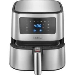 Insignia™ - 5 Qt. Digital Air Fryer - Stainless Steel