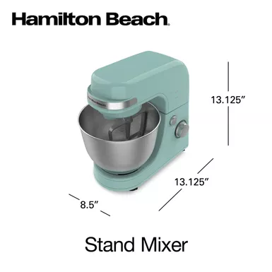 Hamilton Beach - 7 Speed 4qt Planetary Stand Mixer Aqua Blue 6 Hamilton Beach - 7 Speed 4qt Planetary Stand Mixer Aqua Blue - Image 6