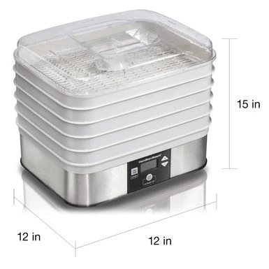 Hamilton Beach Food Dehydrator - White - White 7 Hamilton Beach Food Dehydrator - White - White - Image 7