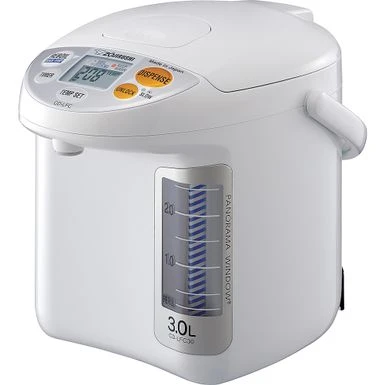 Zojirushi - Panorama Window Micom 101oz Water Boiler & Warmer - White 1 Zojirushi - Panorama Window Micom 101oz Water Boiler & Warmer - White