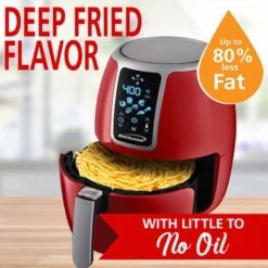 Brentwood Small 1400 Watt 4 Quart Electric Digital Air Fryer With Temperature Control In Red - 4 Quart - Red - 4 Quart 9 Brentwood Small 1400 Watt 4 Quart Electric Digital Air Fryer With Temperature Control In Red - 4 Quart - Red - 4 Quart -Blender Spark Deals Store 4f7d6b68 da3f 4837 aa1c ce14eaac0894