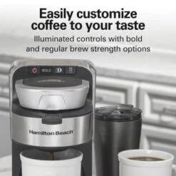 Hamilton Beach The Scoop Single-Serve Stainless Steel Coffee Maker With Removable Reservoir - Stainless Steel -Blender Spark Deals Store 500b7832 8abd 48ca adea 28143079d42e