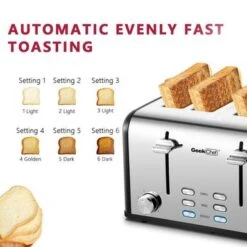 4-slice Stainless Steel Toaster - Silver -Blender Spark Deals Store 52a0b07d a2a9 4fca 961e 7549511eb165