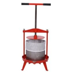 Stainless Steel Fruit And Wine Press - N/A - Red