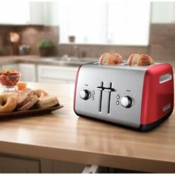 KitchenAid 4-Slice Toaster With Illuminated Buttons In Empire Red 5 KitchenAid 4-Slice Toaster With Illuminated Buttons In Empire Red -Blender Spark Deals Store 52fc85d5 d2a6 4761 8a15 305cee550f0d