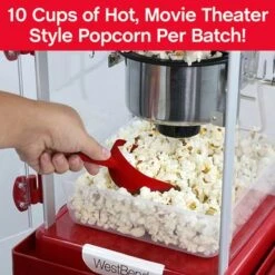 WestBend - 2.5-Ounce Popcorn Cart Popcorn Popper Machine - Red 20 WestBend - 2.5-Ounce Popcorn Cart Popcorn Popper Machine - Red -Blender Spark Deals Store 53b23855 a462 55d5 b01d 7ecad9ab563f
