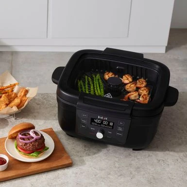 Instant Pot - 6-in-1 Smokeless Indoor Grill & Air Fryer With OdorErase Technology - Black 4 Instant Pot - 6-in-1 Smokeless Indoor Grill & Air Fryer With OdorErase Technology - Black - Image 4
