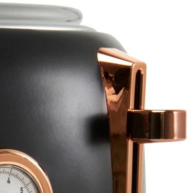 Haden Dorset Stainless Steel 4-Slice Toaster - Black Cooper 7 Haden Dorset Stainless Steel 4-Slice Toaster - Black Cooper - Image 7