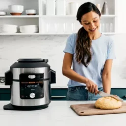 Ninja - Foodi 14-in-1 8qt. XL Pressure Cooker & Steam Fryer With SmartLid - Stainless/Black -Blender Spark Deals Store 56eb54a8 95d1 4804 9842 f2944630610d