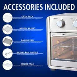 Brentwood 24 Quart Convection Air Fryer Toaster Oven - Silver -Blender Spark Deals Store 574b758d 1647 4085 b593 b82a1a0fb3d8