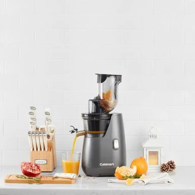 Cuisinart - Easy Clean Slow Juicer - Gray 4 Cuisinart - Easy Clean Slow Juicer - Gray - Image 4