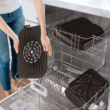 Ninja - Foodi Smart XL 6-in-1 Countertop Indoor Grill With Smart Cook System, 4-quart Air Fryer - Dark Grey/Stainless 4 Ninja - Foodi Smart XL 6-in-1 Countertop Indoor Grill With Smart Cook System, 4-quart Air Fryer - Dark Grey/Stainless - Image 4