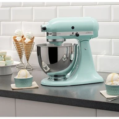 KitchenAid Artisan Series 325-Watt Tilt-Back Head Stand Mixer In Ice Blue 4 KitchenAid Artisan Series 325-Watt Tilt-Back Head Stand Mixer In Ice Blue - Image 4