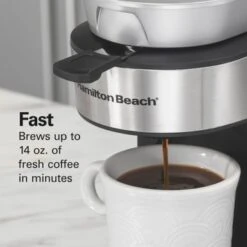 Hamilton Beach The Scoop Single-Serve Stainless Steel Coffee Maker With Removable Reservoir - Stainless Steel -Blender Spark Deals Store 5b95a59e 9def 4017 ab2c 6a0c08a6bf20