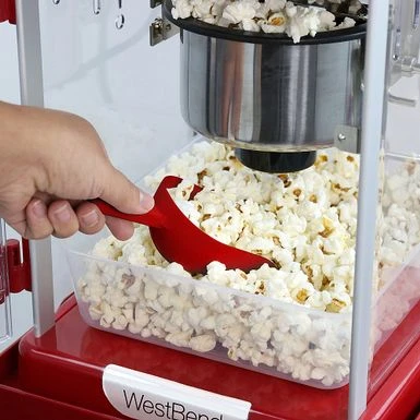 WestBend - 2.5-Ounce Popcorn Cart Popcorn Popper Machine - Red 12 WestBend - 2.5-Ounce Popcorn Cart Popcorn Popper Machine - Red - Image 12