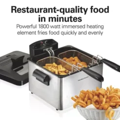 Hamilton Beach - Professional-Style Deep Fryer W/ Double Basket 33 Hamilton Beach - Professional-Style Deep Fryer W/ Double Basket -Blender Spark Deals Store 5e46287e 8d8a 4fcf bdd2 4bed106ee04e