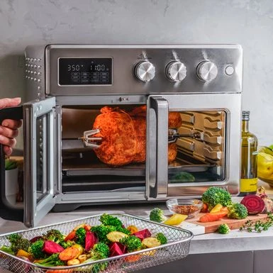Bella Pro Series - 12-in-1 6-Slice Toaster Oven + 33-qt. Air Fryer With French Doors - Stainless Steel 13 Bella Pro Series - 12-in-1 6-Slice Toaster Oven + 33-qt. Air Fryer With French Doors - Stainless Steel - Image 13