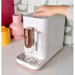 Café - Affetto Automatic Espresso Machine With 20 Bars Of Pressure, Milk Frother, And Built-In Wi-Fi - Matte White -Blender Spark Deals Store 639e73a2 0f98 5314 9eb2 ebca53a470d7