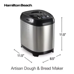Hamilton Beach - Digital Artisan Dough & Bread Maker Stainless Steel 19 Hamilton Beach - Digital Artisan Dough & Bread Maker Stainless Steel -Blender Spark Deals Store 63c6d024 d2df 47bc a8b5 c2dae4ea5d7d