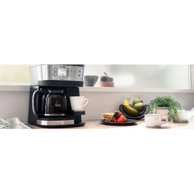 Brim - Triple Brew 12-Cup Coffee Maker - Stainless Steel/Black 2 Brim - Triple Brew 12-Cup Coffee Maker - Stainless Steel/Black - Image 2