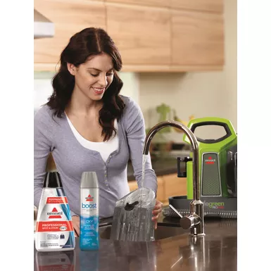 BISSELL - Little Green ProHeat Corded Handheld Deep Cleaner - Titanium With Chacha Lime Accents 11 BISSELL - Little Green ProHeat Corded Handheld Deep Cleaner - Titanium With Chacha Lime Accents - Image 11