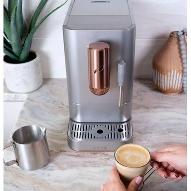 Café - Affetto Automatic Espresso Machine With 20 Bars Of Pressure, Milk Frother, And Built-In Wi-Fi - Steel Silver 14 Café - Affetto Automatic Espresso Machine With 20 Bars Of Pressure, Milk Frother, And Built-In Wi-Fi - Steel Silver - Image 14