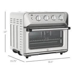 HOMCOM 7-in-1 21 Qt. Air Fryer Toaster Oven Combo 1800W, 4 Slice Toaster Oven - Silver 11 HOMCOM 7-in-1 21 Qt. Air Fryer Toaster Oven Combo 1800W, 4 Slice Toaster Oven - Silver -Blender Spark Deals Store 691f882b e1c8 48e9 8d36 55125ffcbcc9