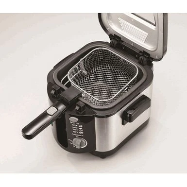 Brentwood 1200w 8-Cup Electric Deep Fryer, Stainless Steel - Black 3 Brentwood 1200w 8-Cup Electric Deep Fryer, Stainless Steel - Black - Image 3
