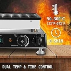 VEVOR 110V Mini Dutch Pancake Baker, 50PCS 1700W Commercial Electric Nonstick Waffle Maker Machine, 1.8 Inches Pancake Maker With 2 Thermostats & 2 Timers Separate Control, For Home And Restaurants 13 VEVOR 110V Mini Dutch Pancake Baker, 50PCS 1700W Commercial Electric Nonstick Waffle Maker Machine, 1.8 Inches Pancake Maker With 2 Thermostats & 2 Timers Separate Control, For Home And Restaurants -Blender Spark Deals Store 6be9a4e8 a512 449c 9c72 01f21c8d5323