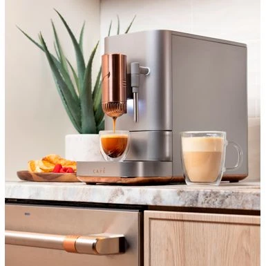 Café - Affetto Automatic Espresso Machine With 20 Bars Of Pressure, Milk Frother, And Built-In Wi-Fi - Steel Silver 17 Café - Affetto Automatic Espresso Machine With 20 Bars Of Pressure, Milk Frother, And Built-In Wi-Fi - Steel Silver - Image 17