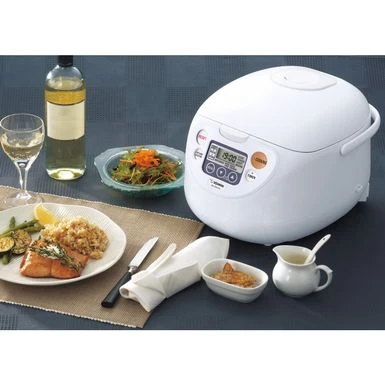 Zojirushi NS-WAC18WD Fuzzy Logic 10-Cup Rice Cooker And Warmer - Cool White - Zojirushi Fuzzy Logic 10-Cup Rice Cooker - White 6 Zojirushi NS-WAC18WD Fuzzy Logic 10-Cup Rice Cooker And Warmer - Cool White - Zojirushi Fuzzy Logic 10-Cup Rice Cooker - White - Image 6