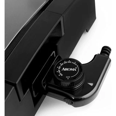 Aroma Housewares Smokeless Indoor Use Electric, 17x13 Inch, Black - Black 2 Aroma Housewares Smokeless Indoor Use Electric, 17x13 Inch, Black - Black - Image 2