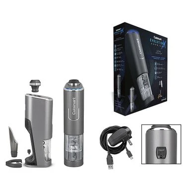 Cuisinart - EvolutionX Cordless 4-in-1 Wine Opener - Black 4 Cuisinart - EvolutionX Cordless 4-in-1 Wine Opener - Black - Image 4