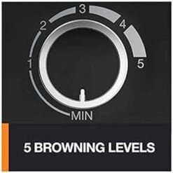 Krups Breakfast Set Stainless Steel Waffle Maker 4 Section 1200 Watts Square, 5 Browning Levels, Removable Plates, Dishwasher Safe, Belgium Waffle Silver And Black -Blender Spark Deals Store 71f90246 f2ec 416a 8e8c c56a734dcfdd