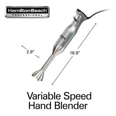 Hamilton Beach Professional Variable Speed Hand Blender - Silver 8 Hamilton Beach Professional Variable Speed Hand Blender - Silver - Image 8