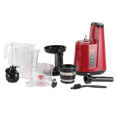 Omega - Cold Press 365 Horizontal Compact Masticating Juicer - Red 2 Omega - Cold Press 365 Horizontal Compact Masticating Juicer - Red - Image 2