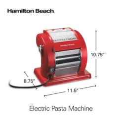Hamilton Beach Electric Pasta Machine - Red 15 Hamilton Beach Electric Pasta Machine - Red -Blender Spark Deals Store 773bf267 052f 466a b96e df1ee88306eb