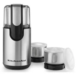 KitchenAid Blade Coffee And Spice Grinder With Separate Grinding Bowls/Blades In Onyx Black