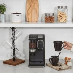 Cuisinart - Grind & Brew Single-Serve Coffeemaker - Black -Blender Spark Deals Store 77f7eb12 66da 5b65 8ea9 2fb69800eadc