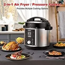Galanz 12-in-1 Electric Pressure Cooker & Air Fryer With 12 Preset Programs Including Slow Cook, AirFry, Dehydrate, Rice, Grill, Roast, Steam, Beans, Stew, Warm, 6 Qt, 1000W/1500W, Stainless Steel -Blender Spark Deals Store 7a211d71 6d3f 45f2 acf7 1068919b0954