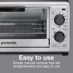 Proctor Silex 4 Slice Toaster Oven - Silver -Blender Spark Deals Store 7ac0c3cd 1725 4df5 850c ed9e51a812d1