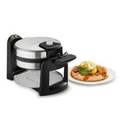 Cuisinart - Round Flip Belgian Waffle Maker - Silver -Blender Spark Deals Store 7d334828 6d6b 5fe9 935e a8e0a6685daf