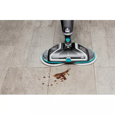 BISSELL - SpinWave Cordless Powered Mop - Titanium/Electric Blue 17 BISSELL - SpinWave Cordless Powered Mop - Titanium/Electric Blue - Image 17