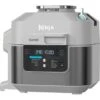 Ninja - Speedi Rapid Cooker & Air Fryer, 6-QT Capacity, 12-in-1 Functionality, 15-Minute Meals All In One Pot - Sea Salt Grey