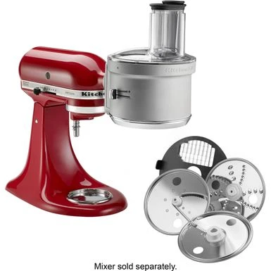 KitchenAid - KSM2FPA Food Processor Attachment Kit With Commercial Style Dicing - Plata 2 KitchenAid - KSM2FPA Food Processor Attachment Kit With Commercial Style Dicing - Plata - Image 2