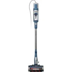 Shark - Stratos UltraLight Corded Stick Vacuum With DuoClean PowerFins HairPro, Self-Cleaning Brushroll, Odor Neutralizer - Navy